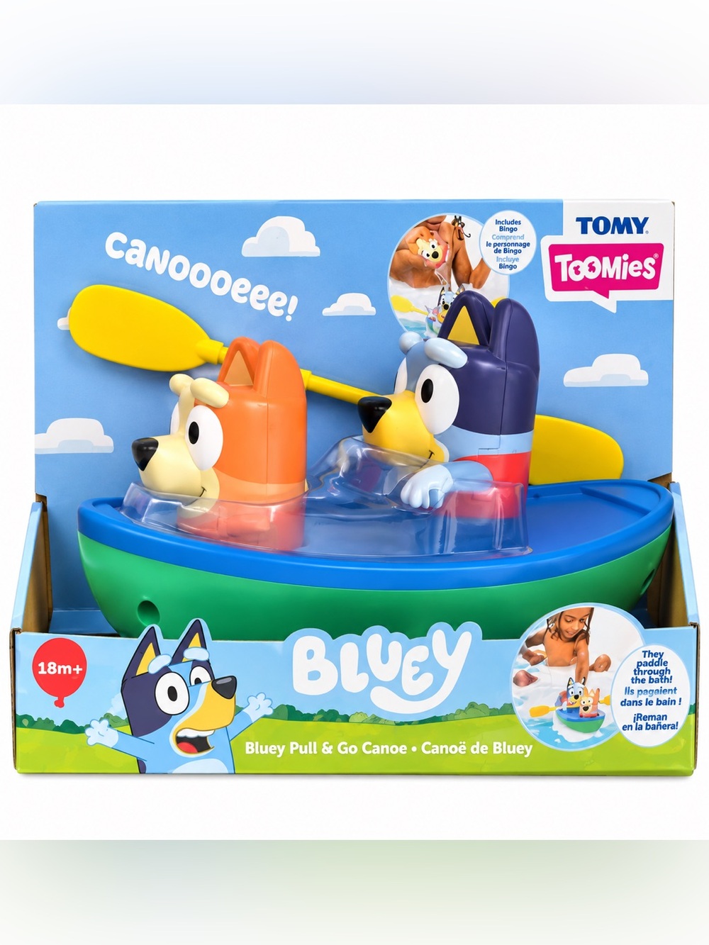 Bluey Pull & Go Canoe